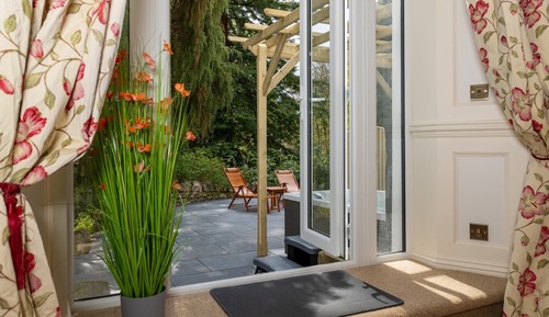 Habitación superior, vistas al jardín