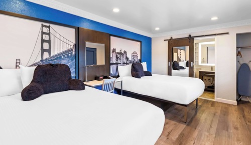 Habitación, 2 camas dobles