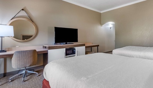 Habitación, 2 camas de matrimonio, balcón, con vistas