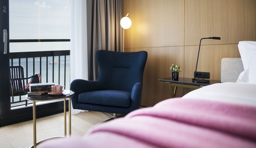 Habitación Deluxe doble, balcón, vistas al mar