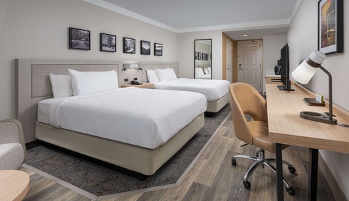 Habitación, 2 camas de matrimonio, accesible para personas con discapacidad