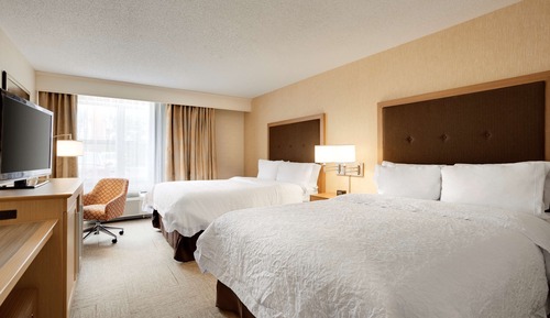 Habitación, 2 camas de matrimonio, no fumadores, frigorífico