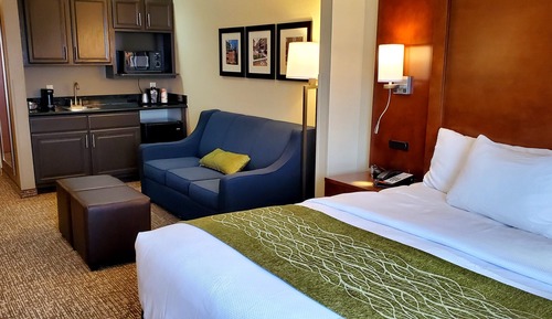 Habitación, 1 cama de matrimonio grande con sofá cama, no fumadores