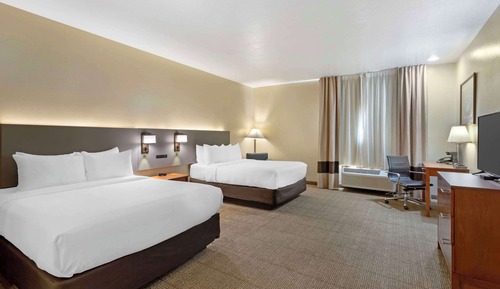 Habitación, 2 camas de matrimonio, accesible para personas con discapacidad, no fumadores