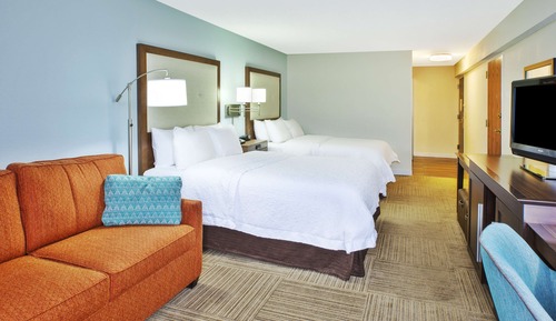 Habitación, 2 camas de matrimonio, no fumadores