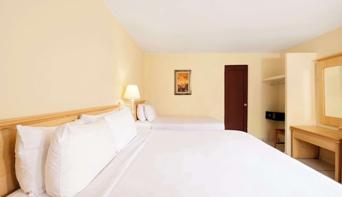 Habitación estándar, varias camas, no fumadores, vistas al jardín
