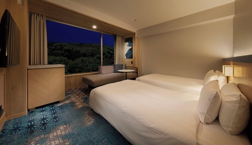 Habitación Premier con 2 camas individuales, no fumadores (Setouchi Resort Floor, 11-15F)