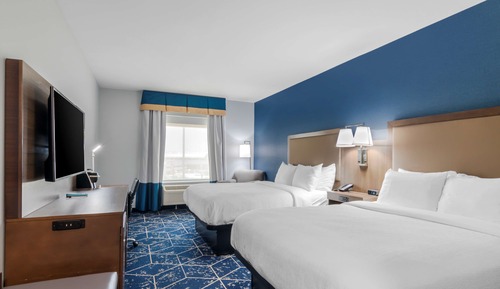 Habitación estándar, 2 camas de matrimonio, no fumadores, frigorífico