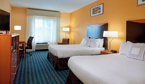 Habitación, 2 camas de matrimonio, no fumadores