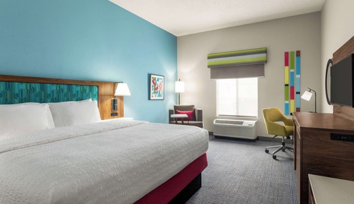 Habitación, 1 cama de matrimonio grande, no fumadores, frigorífico