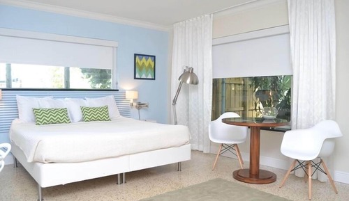 Estudio, 1 cama de matrimonio grande, accesible para personas con discapacidad