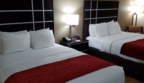 Habitación, 2 camas de matrimonio, no fumadores