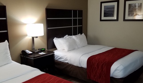 Habitación, 2 camas dobles, accesible para personas con discapacidad, no fumadores