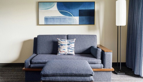 Habitación, 1 cama de matrimonio grande con sofá cama (Hearing Accessible)