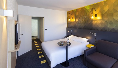 Habitación, 1 cama doble con sofá cama