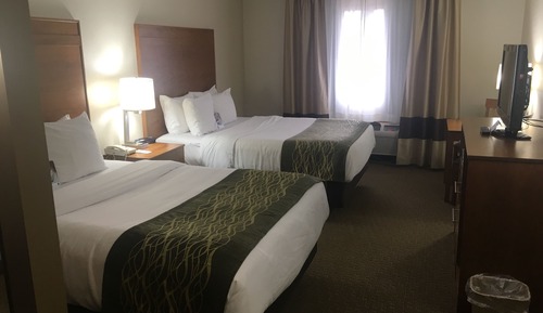 Habitación estándar, 2 camas de matrimonio, no fumadores