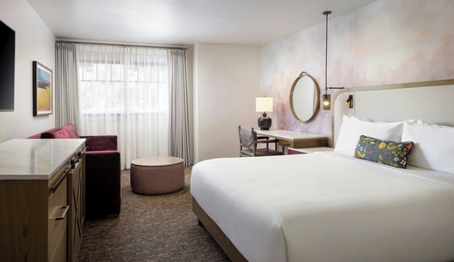 Habitación, 1 cama de matrimonio grande con sofá cama, balcón