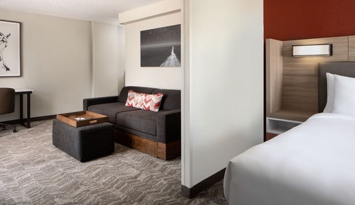 Suite, 1 cama de matrimonio grande con sofá cama (Mobility Accessible, Roll-In Shower)