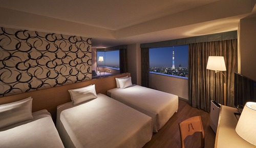 Habitación cuádruple, no fumadores (Corner, Skytree View)