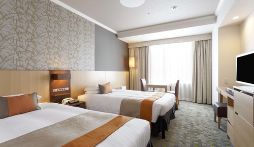 Habitación estándar con 2 camas individuales, no fumadores (7 - 12F)