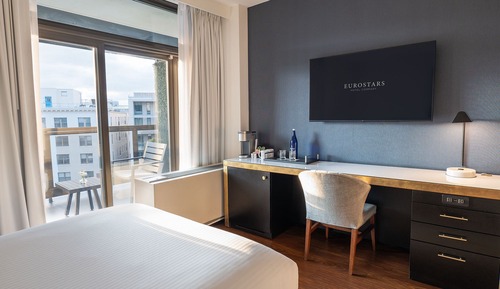 Estudio Premier, 2 camas dobles (Single Use)