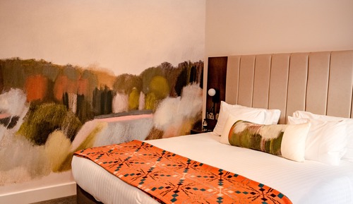 Habitación doble, patio