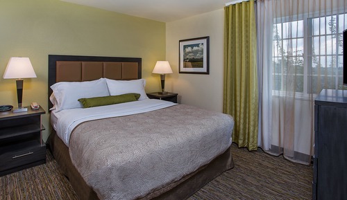 Suite estudio, 1 cama de matrimonio, accesible para personas con discapacidad (Comm, Roll Shwr)