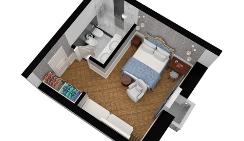 Habitación, vistas al canal