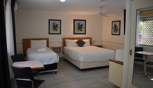 Habitación Deluxe, varias camas, no fumadores, frigorífico y microondas