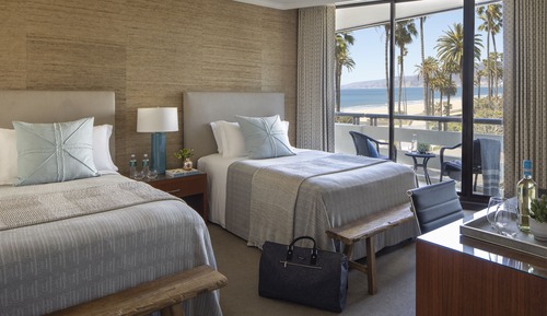 Habitación Premier, 2 camas dobles, balcón, vistas al mar