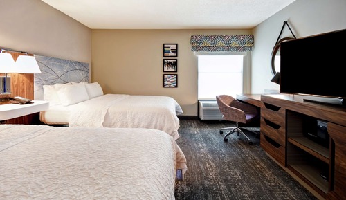 Habitación, 2 camas dobles, accesible para personas con discapacidad, bañera (Mobility)