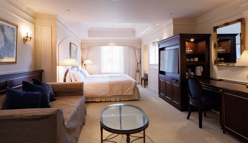 Habitación Deluxe con 2 camas individuales, no fumadores (Corner, with 2 Extra Beds)