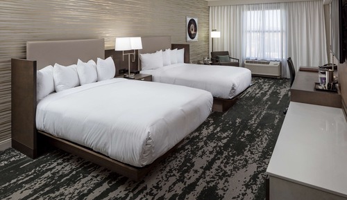 Habitación, 2 camas de matrimonio, accesible para personas con discapacidad, no fumadores