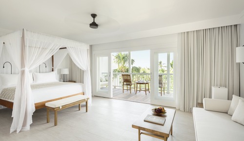 Habitación, 1 cama de matrimonio grande, vistas al jardín