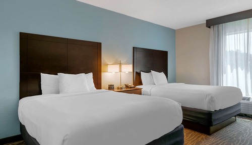 Habitación, 2 camas de matrimonio, accesible para personas con discapacidad, no fumadores