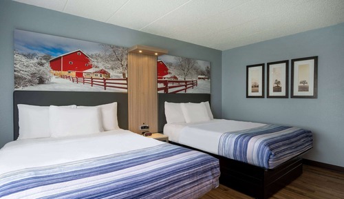 Habitación, 2 camas de matrimonio, no fumadores