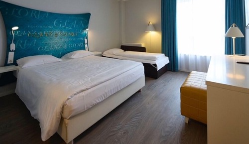 Habitación doble, 1 cama doble con sofá cama