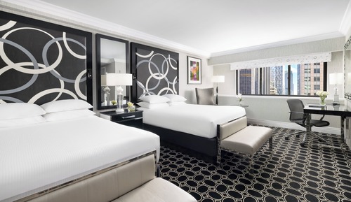 Habitación ejecutiva, 2 camas de matrimonio, accesible en silla de ruedas