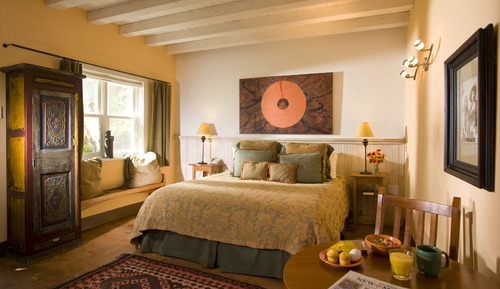 Habitación superior, chimenea