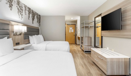 Habitación estándar, 2 camas de matrimonio, no fumadores, microondas