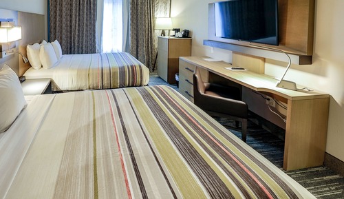 Habitación, 2 camas de matrimonio, accesible para personas con discapacidad, no fumadores