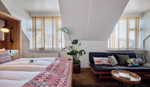 Suite panorámica, 1 cama de matrimonio, bañera de hidromasaje, vistas a la ciudad
