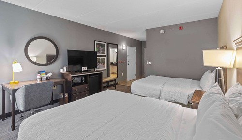 Habitación, 2 camas de matrimonio, accesible para personas con discapacidad, no fumadores