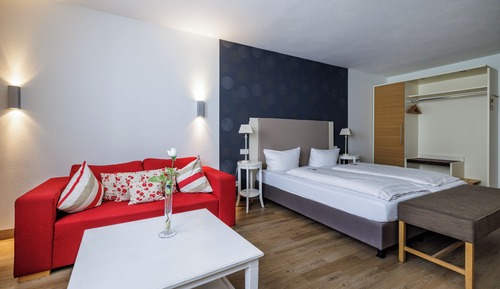 Suite estudio Deluxe, 1 cama de matrimonio grande, vistas a la ciudad