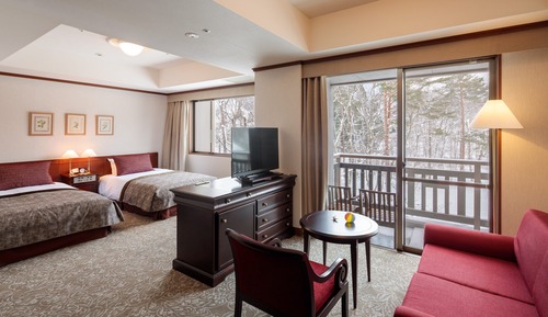 Habitación Deluxe con 2 camas individuales, no fumadores (2nd-4th floor, Entrance side)