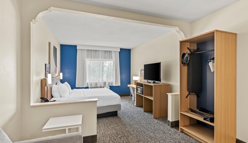 Habitación, 1 cama de matrimonio grande con sofá cama