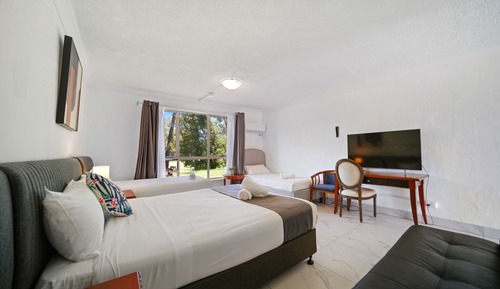 Habitación familiar (Queen 2 Single Room)