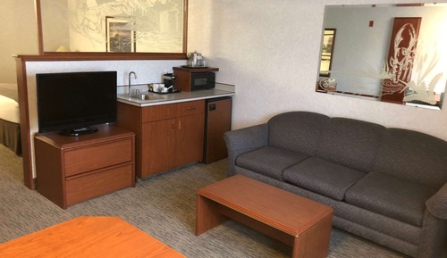 Habitación, 1 cama de matrimonio grande con sofá cama