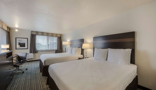 Habitación estándar, 2 camas de matrimonio, accesible para personas con discapacidad, no fumadores