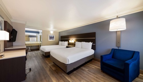 Habitación estándar, 2 camas de matrimonio, no fumadores, microondas